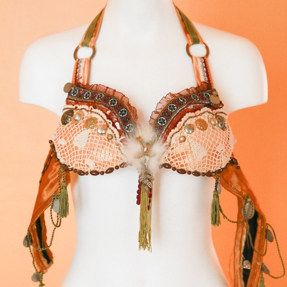 Eclectic Belly Dance Costume Bra